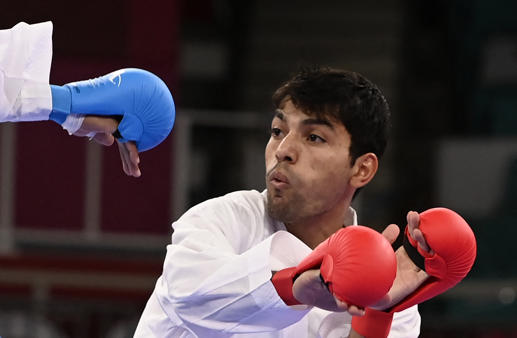 Jordan's Olympic bronze medallist Abdelrahman Al-Masatfa was among the winners on day one of the AKF Senior Championships ©Getty Images