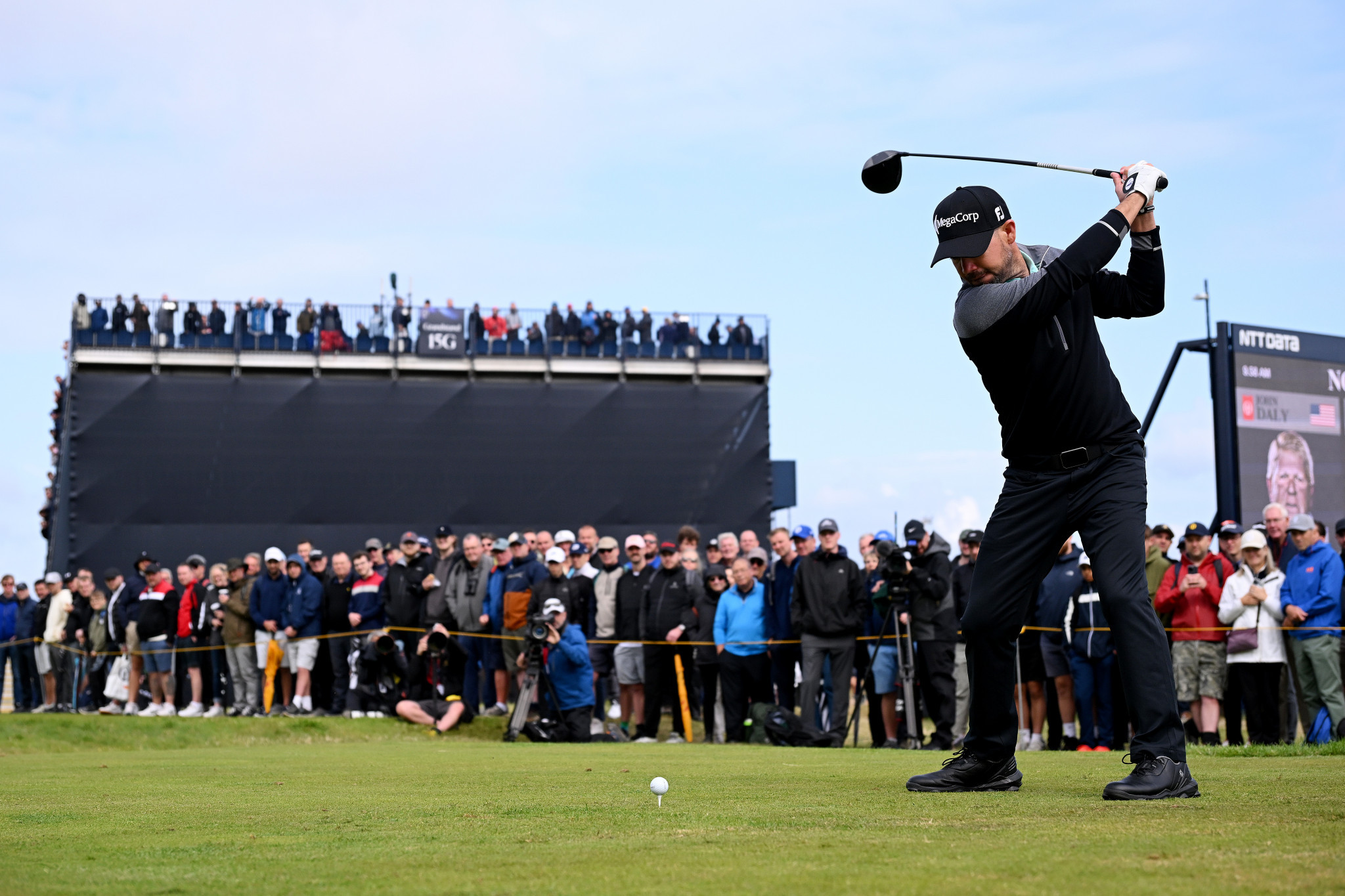 Harman takes five-shot lead at halfway point of The Open Championship