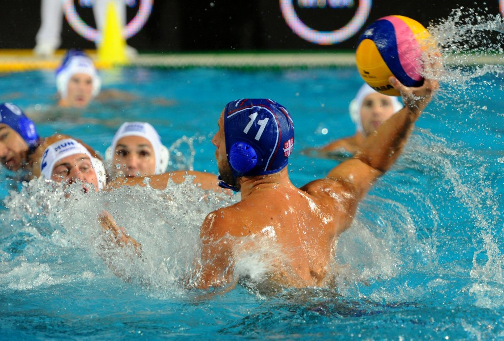 The 2014 European Water Polo Championships were held at the Alfréd Hajós National Swimming Stadium