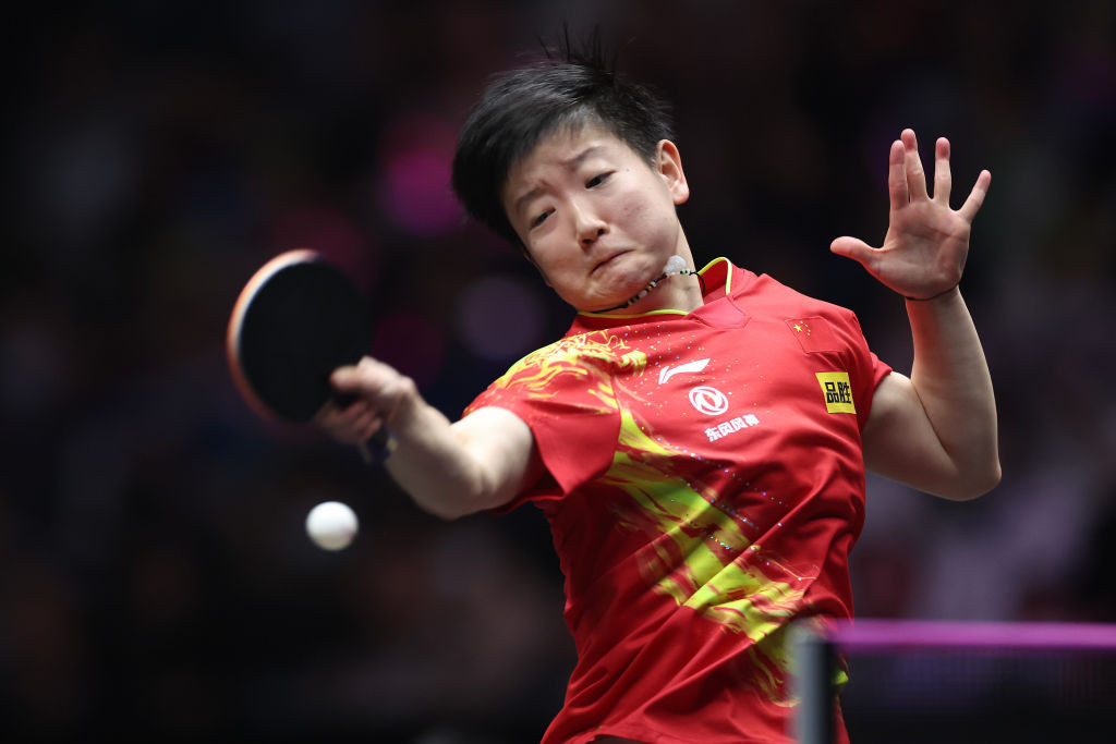 China's world number one Sun Yingsha is likely to be seeking a third consecutive WTT Finals Women individual title in Nagoya later this year ©Getty Images