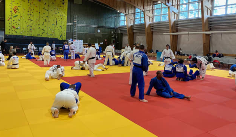 Athletes from emerging judo nations attended a development event set up jointly by the IBSA and the IJF in Finland ©IBSA