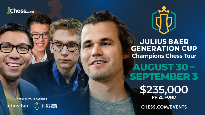 Swiss bank to sponsor online Champions Chess Tour event for second consecutive year