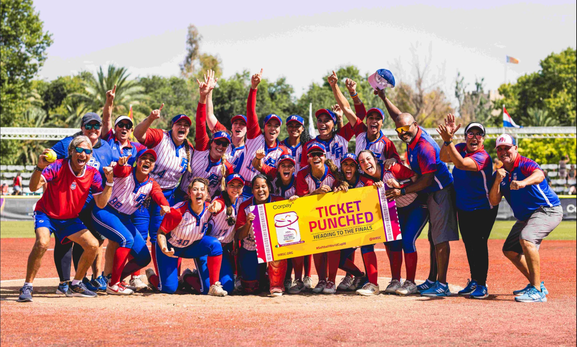 Puerto Rico and Netherlands seal WBSC Women's Softball World Cup Finals places