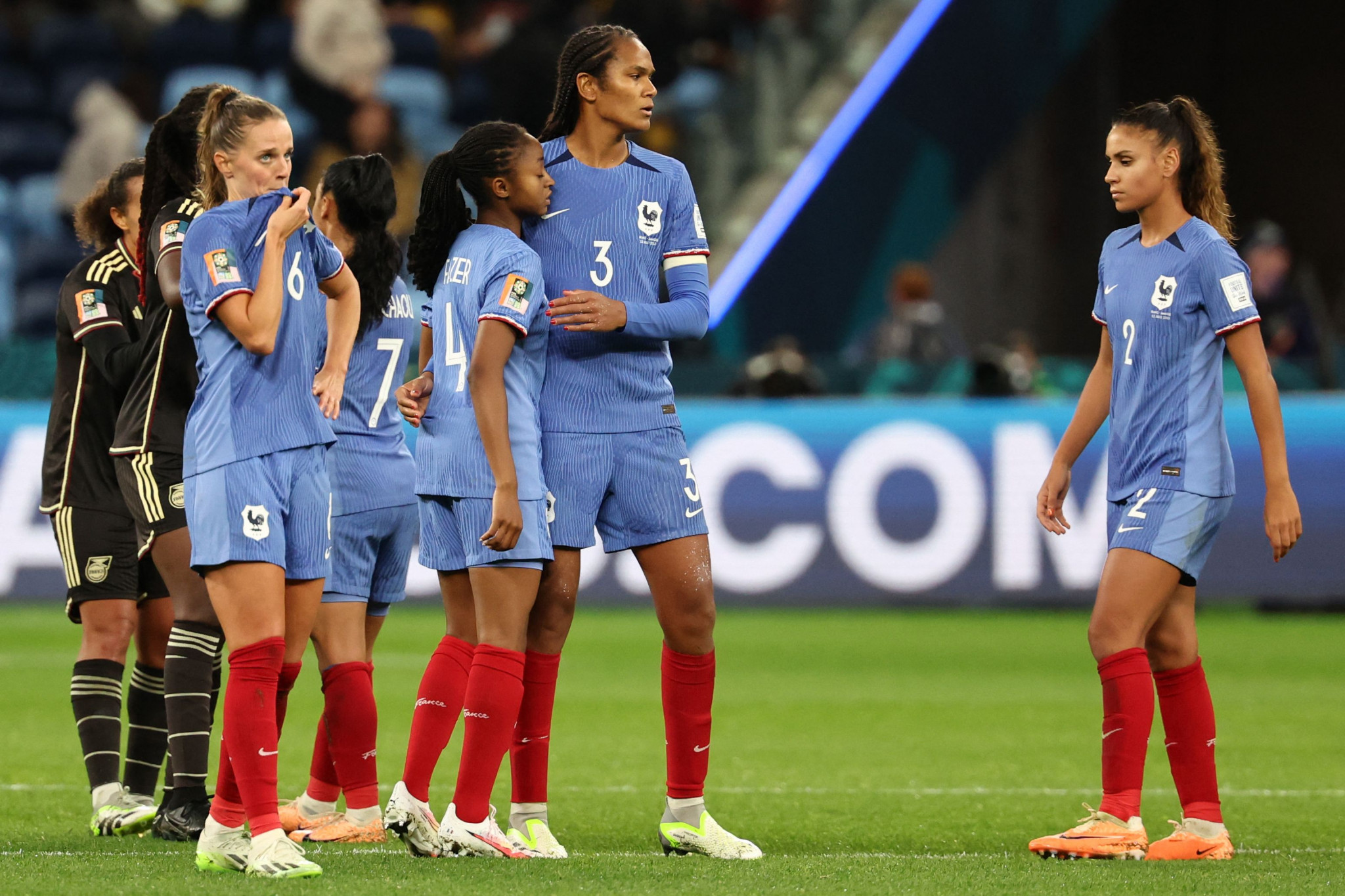 It was a frustrating start to the Women's World Cup for France, who are ranked fifth in the world but could not find a way through against Jamaica ©Getty Images
