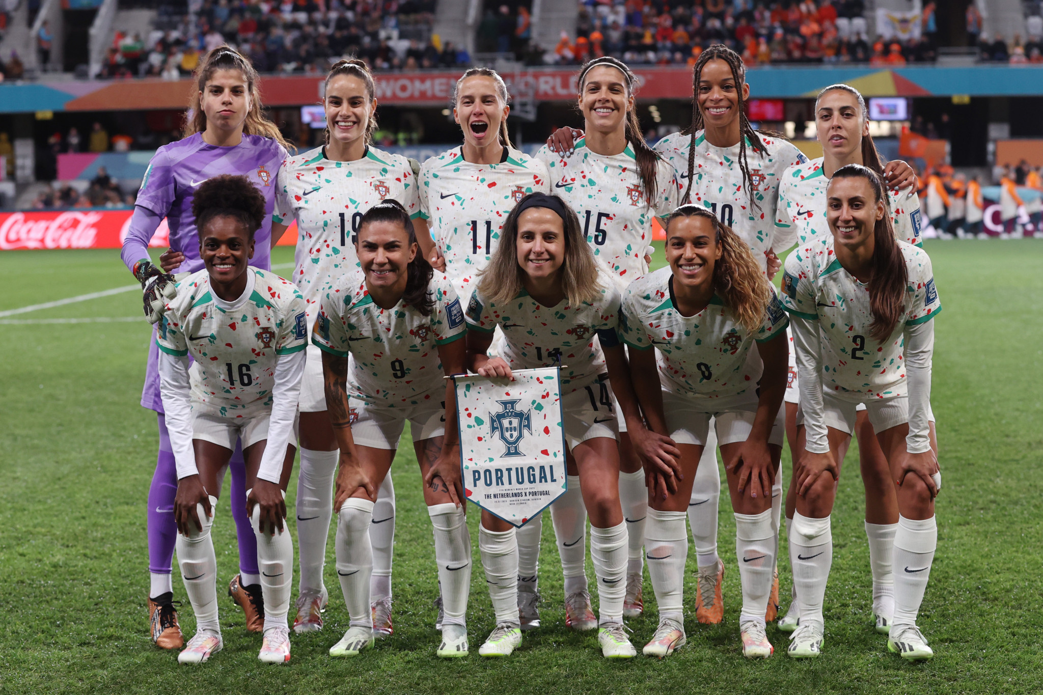 Portugal are one of eight teams making their FIFA Women's World Cup debut in Australia and New Zealand, but rarely looked like denying The Netherlands a winning start in Dunedin ©Getty Images