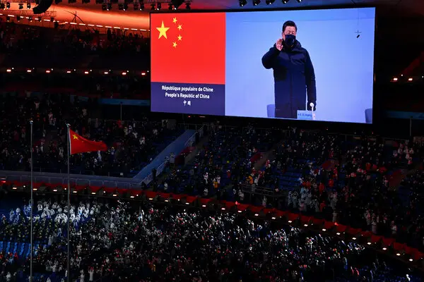 China's President Xi Jinping opened the Winter Olympic Games in Beijing last year ©Getty Images