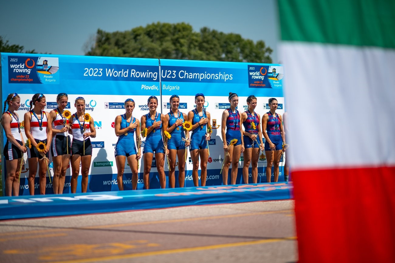 Italy star with five golds at World Rowing Under-23 Championships