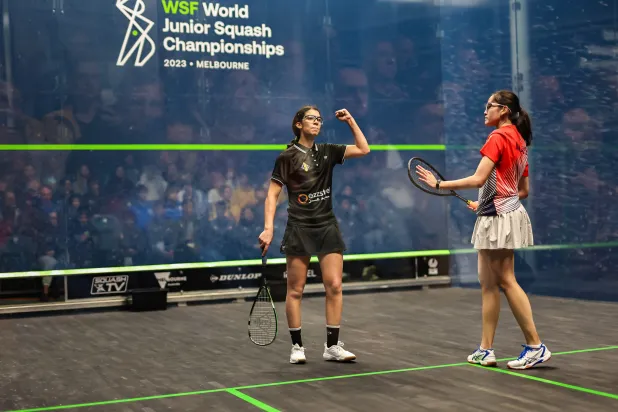 Egypt’s Amina Orfi retained her title at the World Junior Squash Championships in Melbourne ©WSF