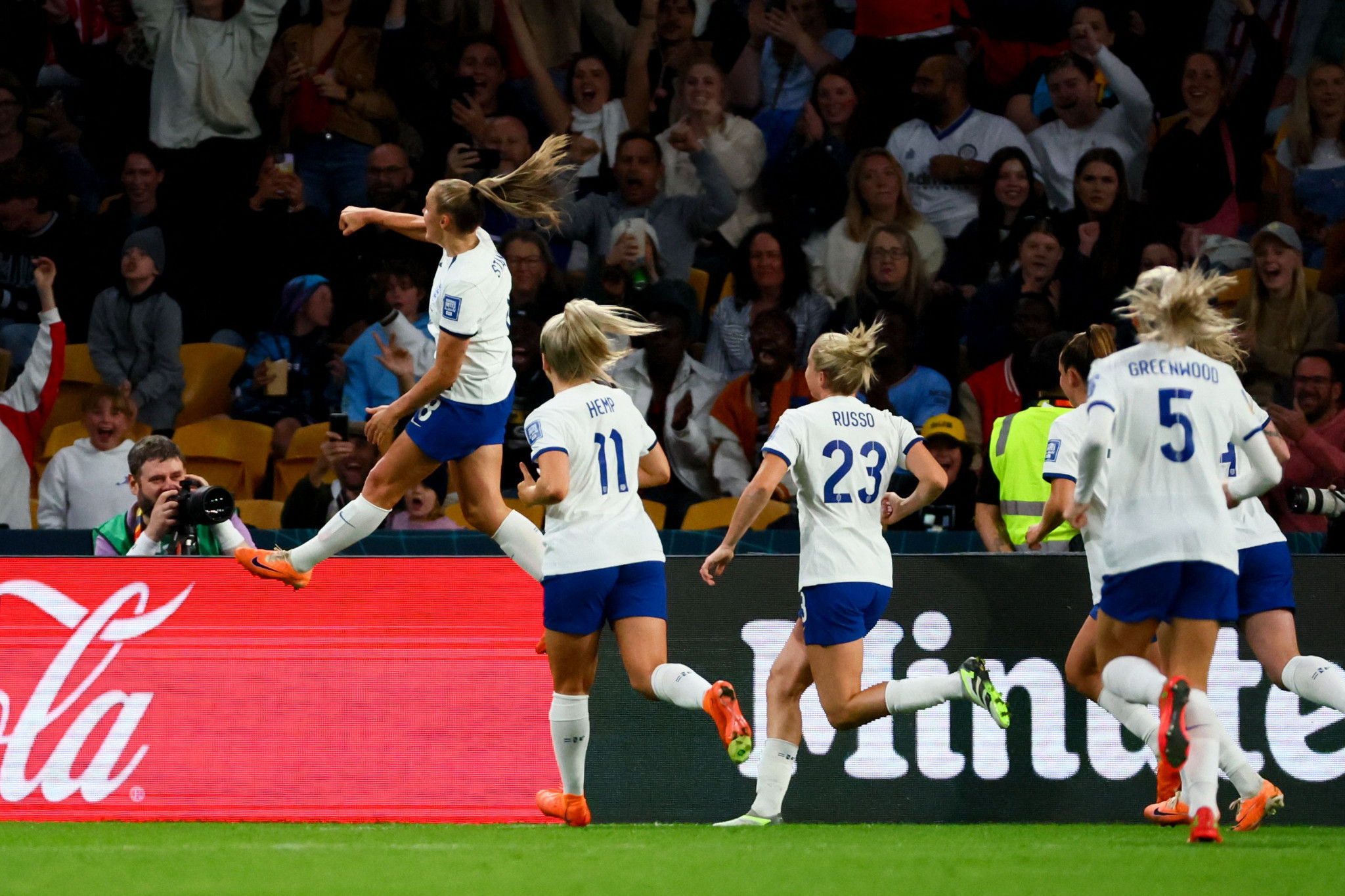 A peak audience of 4.2 million on ITV watched England beat Haiti in their first match of the FIFA Women's World Cup ©Getty Images