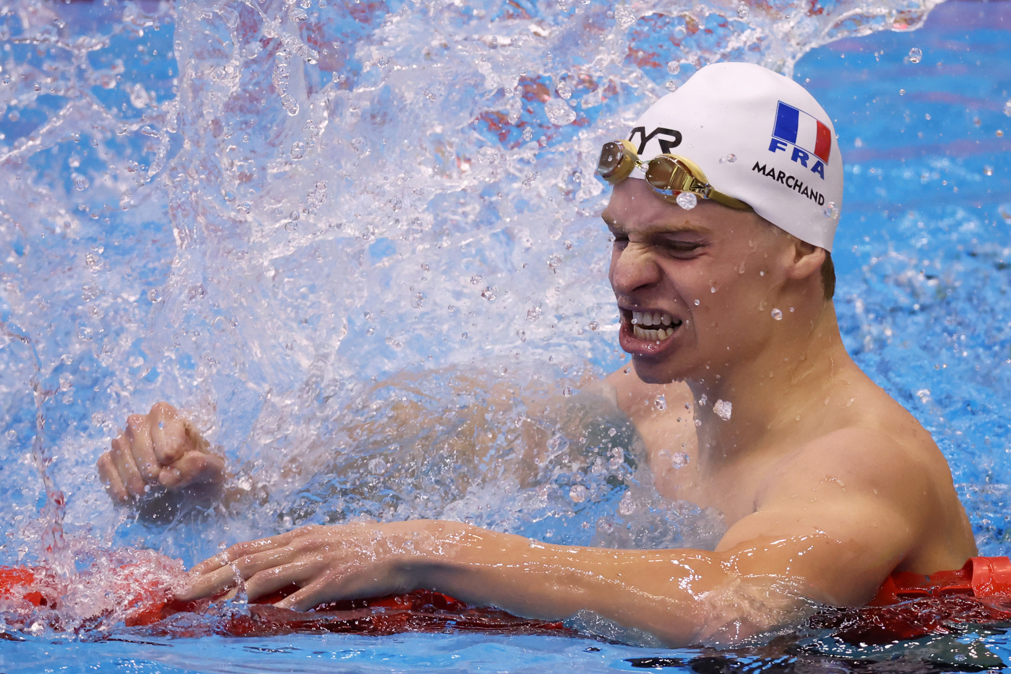 French swimmer Leon Marchand is set to benefit from direct support from LVMH as part of the company's premium partnership with Paris 2024 ©Getty Images