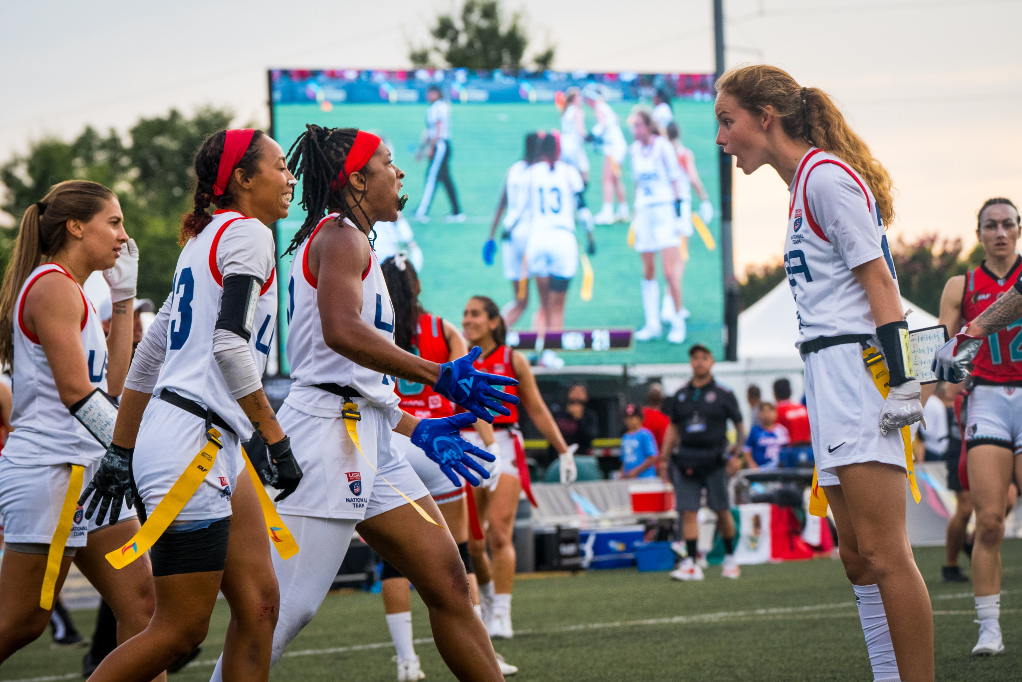 Flag football is hoping to seal a spot at the Los Angeles 2028 Olympic Games ©IFAF