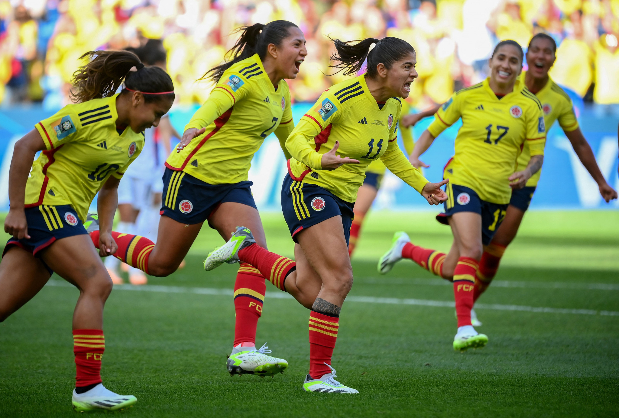 Colombia have joined Germany at the top of the Group H after what was their second ever Women's World Cup win ©Getty Images