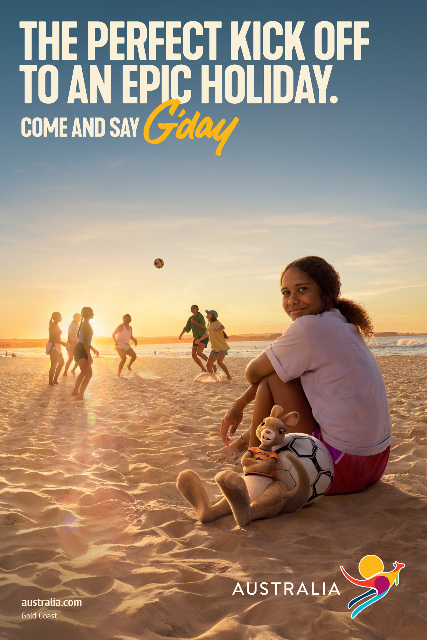 Indigenous footballers featured in a Tourism Australia campaign launched for the FIFA Women's World Cup ©Tourism Australia