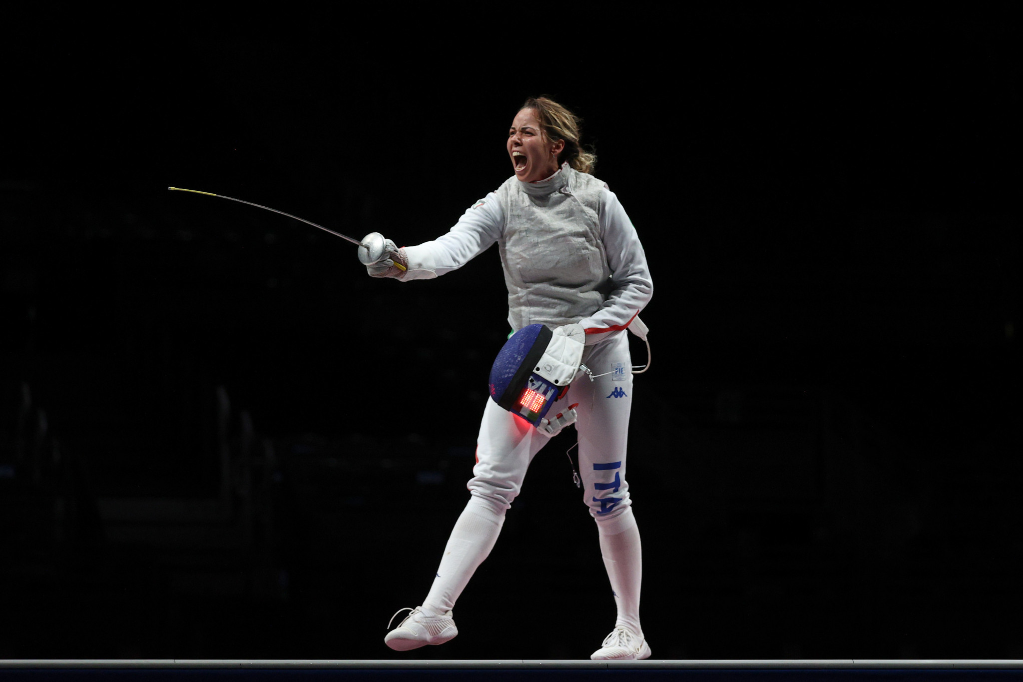 Alice Volpi won women's foil gold in Milan after beating compatriot Arianna Errigo ©Getty Images