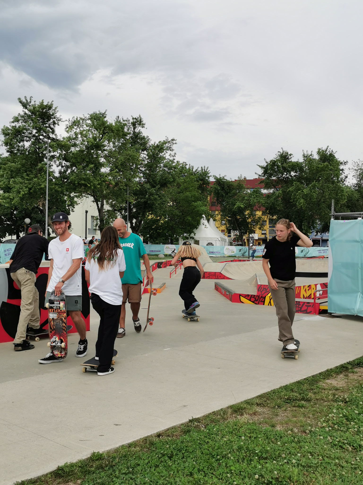Skateboarding also debuted at the EYOF 2023 with girls and boys street qualification taking place in Maribor ©EYOF 2023