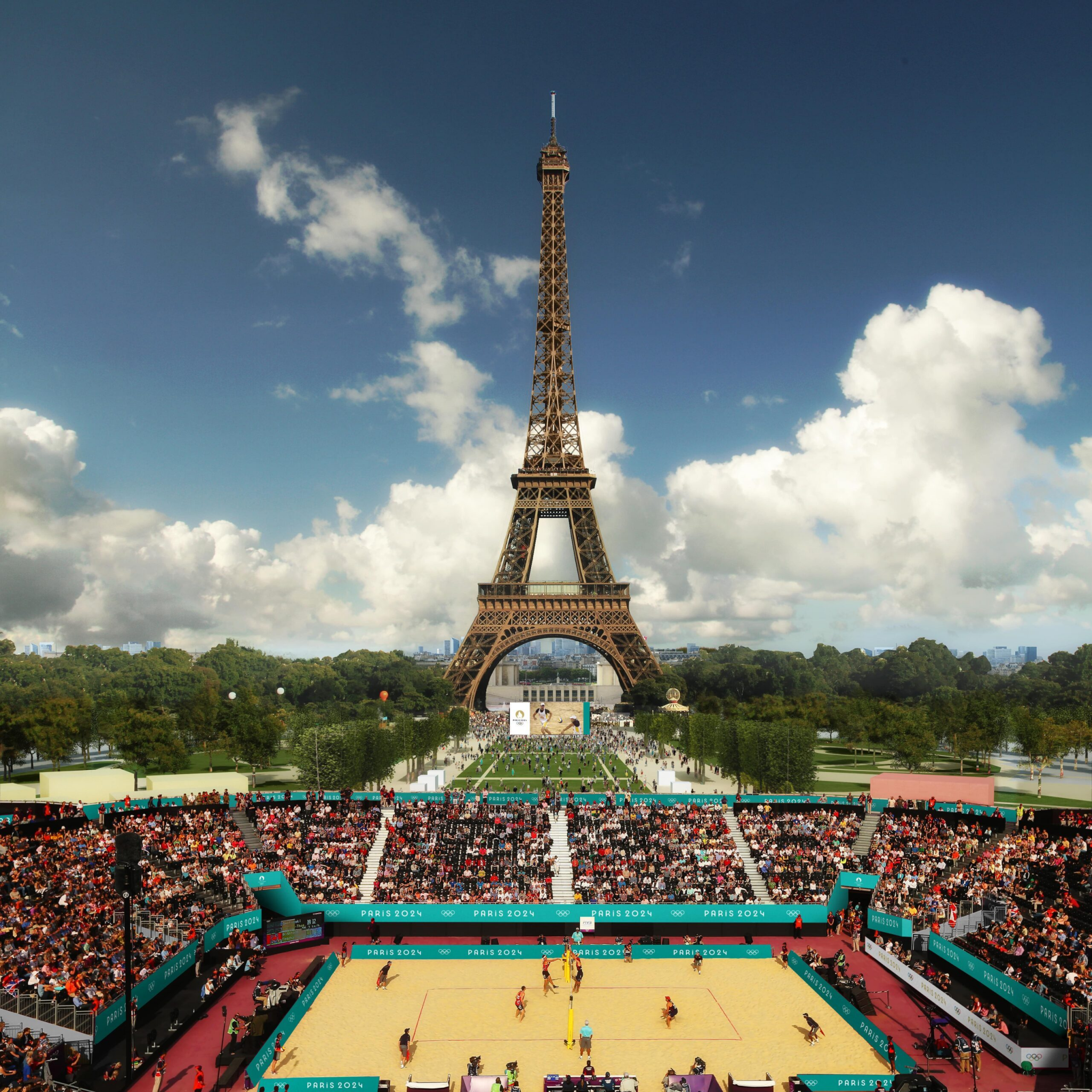 Tickets for beach volleyball are part of those made available ©Paris 2024