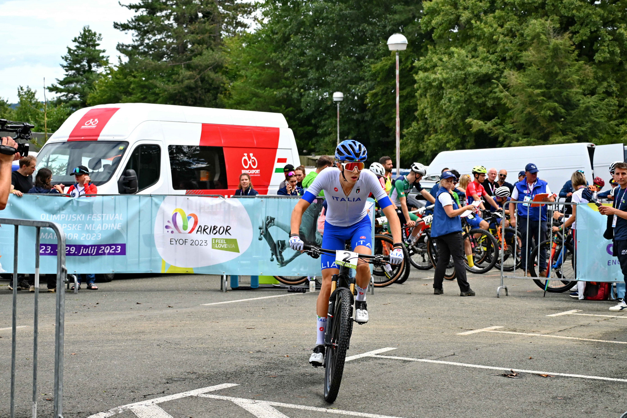 Italy finished strongly in road cycling today ©EYOF 2023