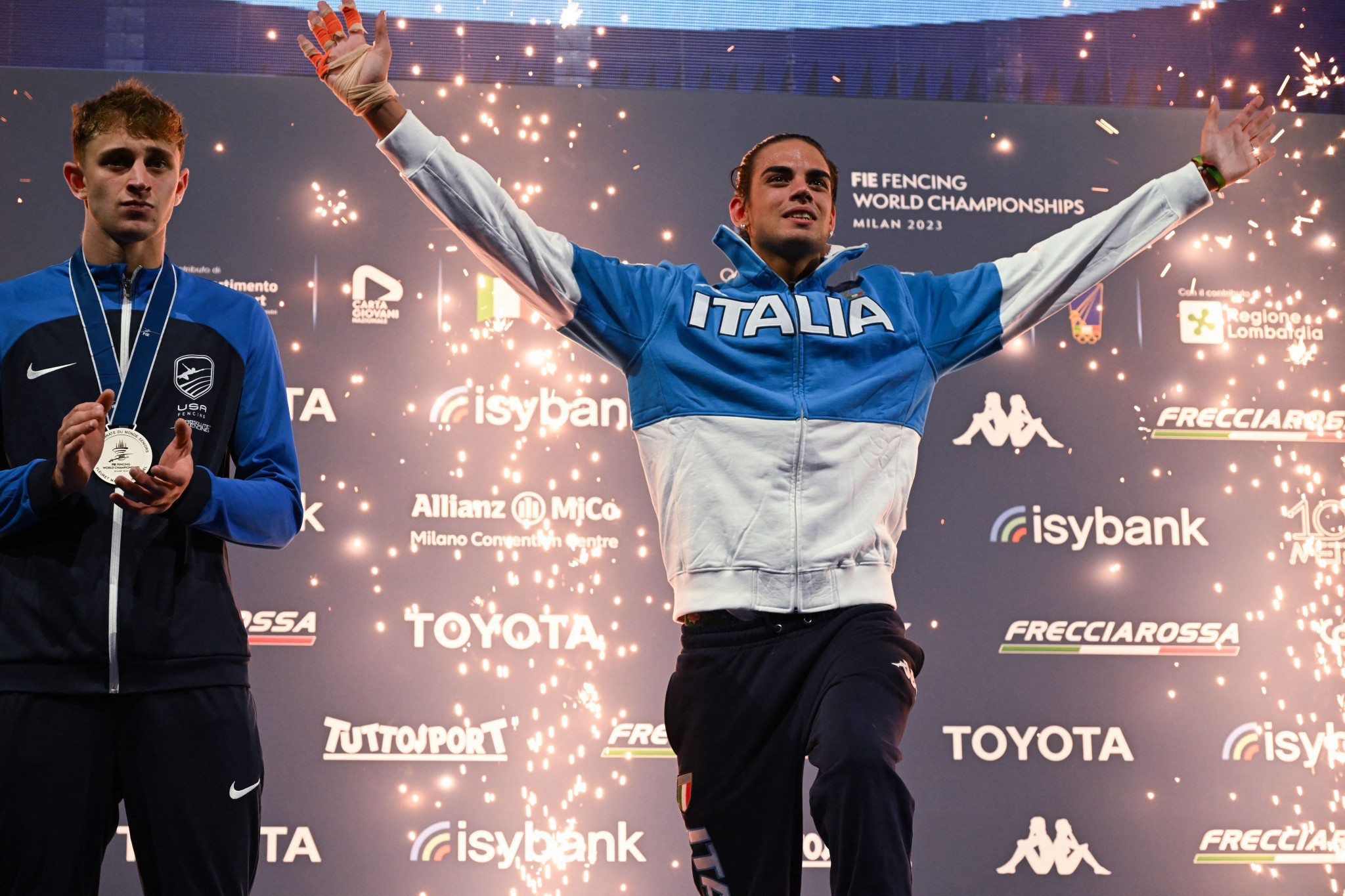 Marini wins host Italy's second gold of FIE Fencing World Championships in Milan and Emura defends title