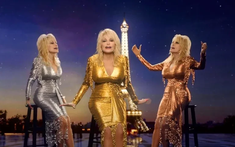 US Olympians in Dolly Parton song video promoting NBCUniversal Paris 2024 coverage