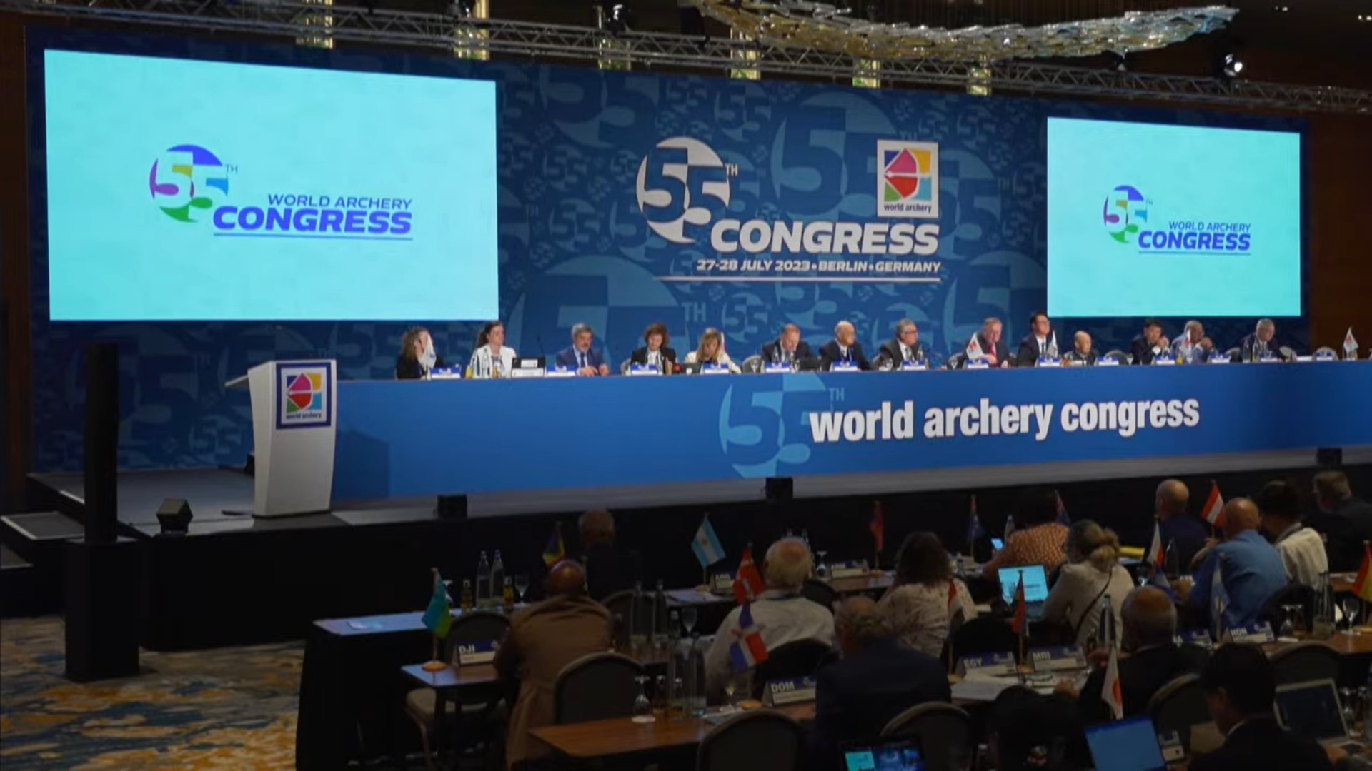 The two-day World Archery Congress preceded the World Archery Championships in Berlin set to start on Monday ©World Archery/YouTube
