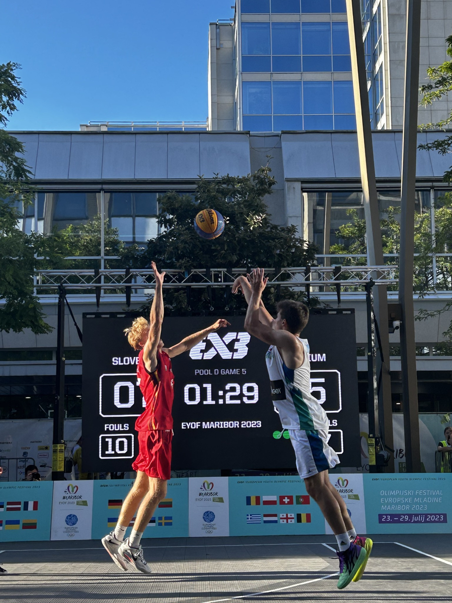 Germany and Poland triumphed in the 3x3 finals today ©EYOF 2023