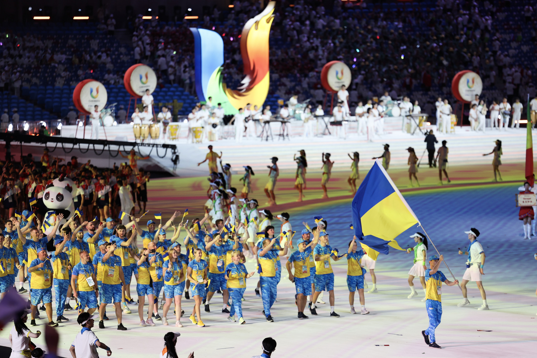 Ukraine are among the nations competing at the FISU Games, but Russia and Belarus are absent due to the ongoing war ©Getty Images