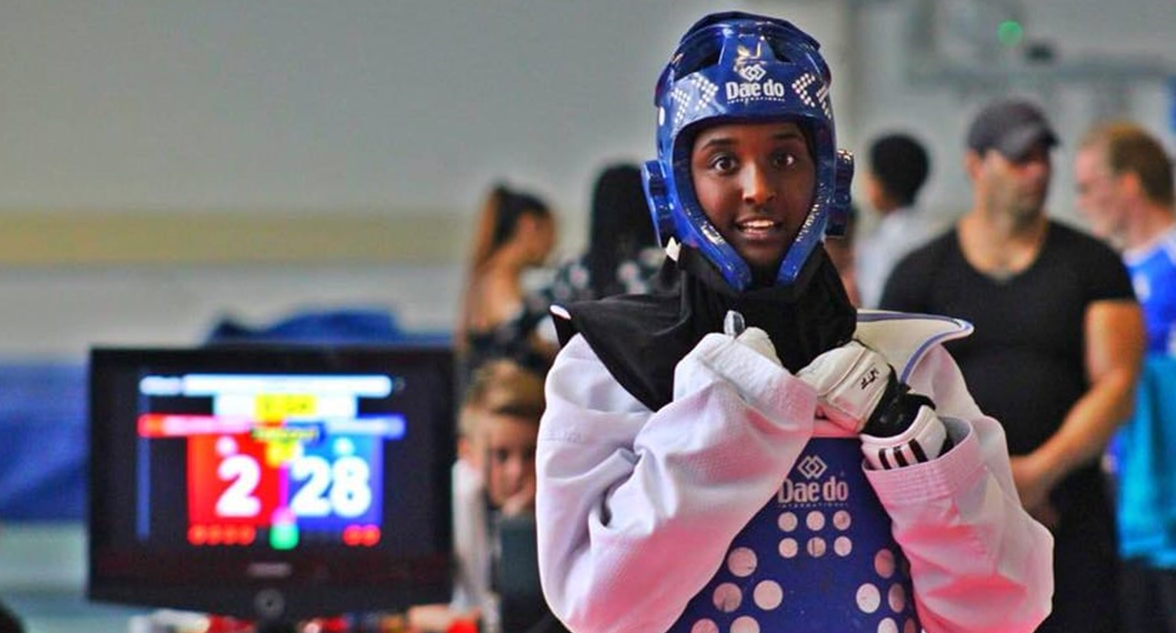 British-born Munirah Warsame Abdiwahid is working to become the first woman to represent Somalia in taekwondo at an Olympic Games as she targets Paris 2024 ©Somali Taekwondo