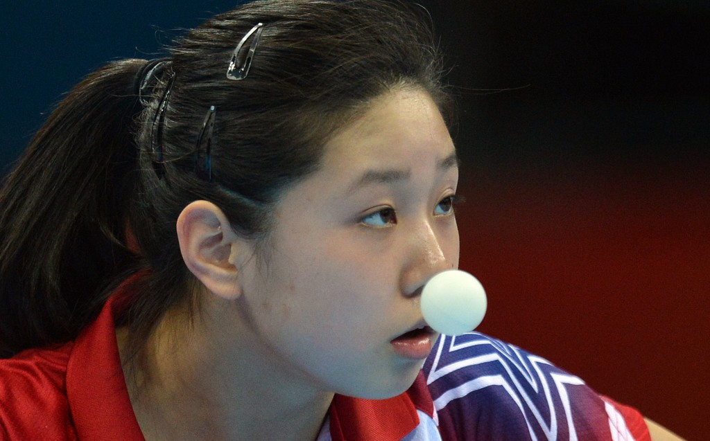 Lily Zhang will also represent the United States in the table tennis events at the Rio 2016 Olympic Games