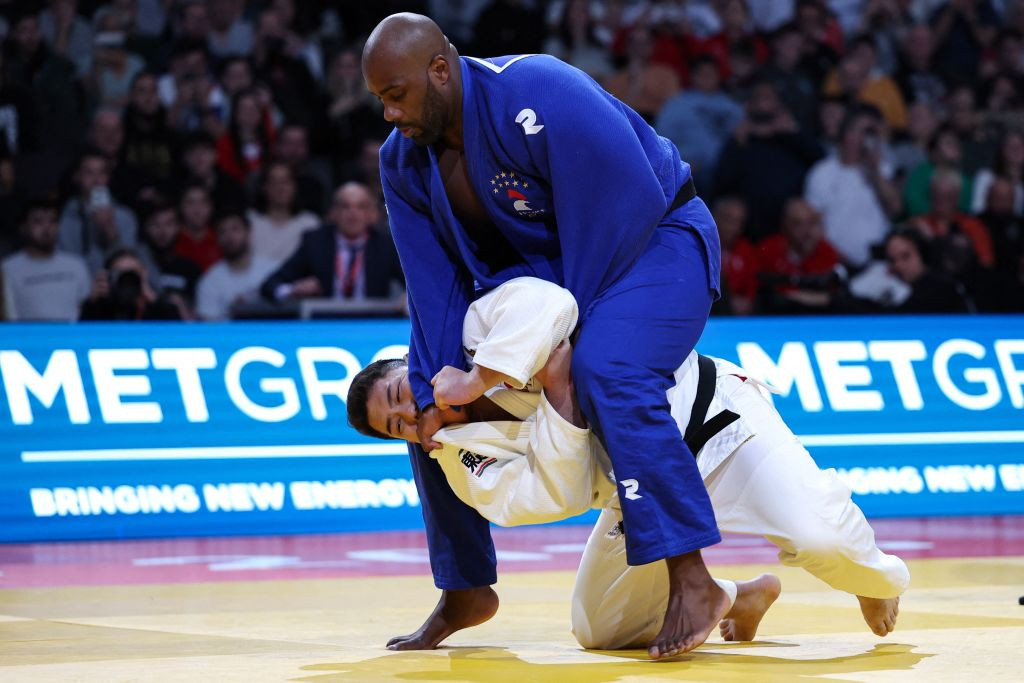 France's judo legend Teddy Riner says the mixed team must retain their Olympic title at the Paris 2024 ©Getty Images