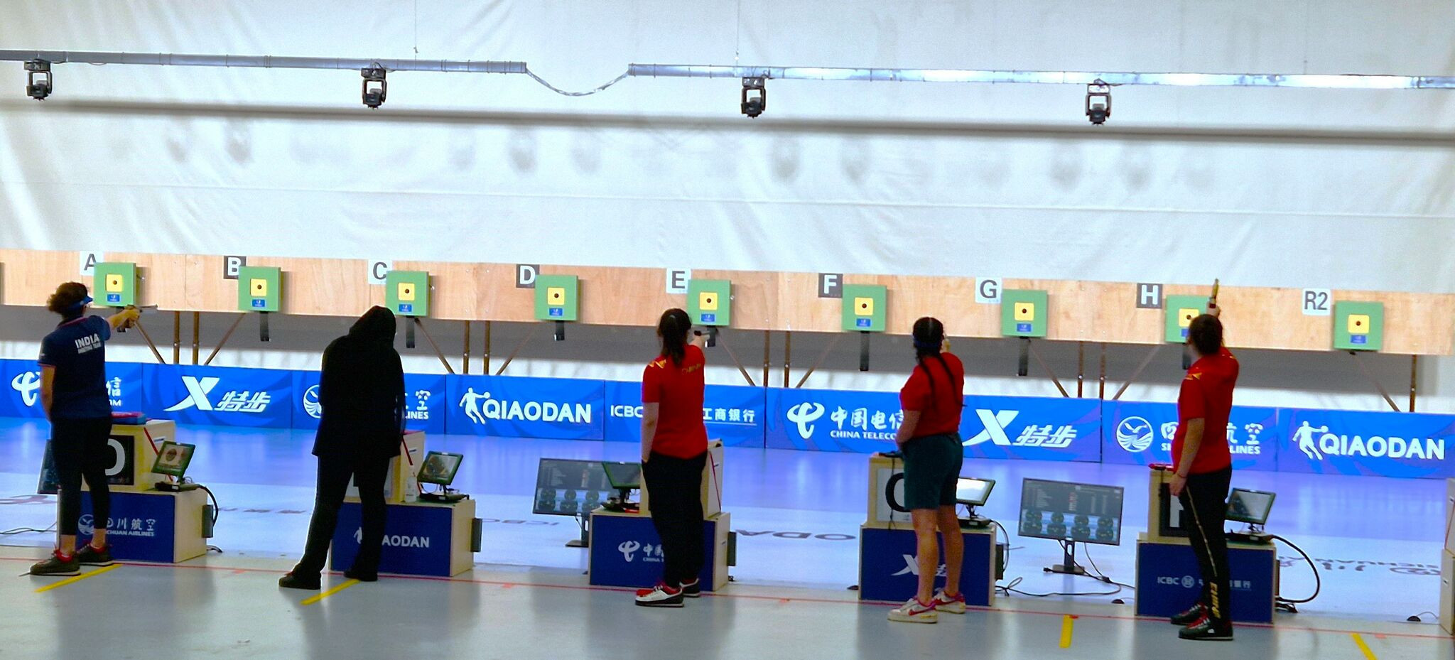 The 10 metres air pistol individual and team events were among the shooting titles decided at the Chengdu Shooting Sport School ©FISU