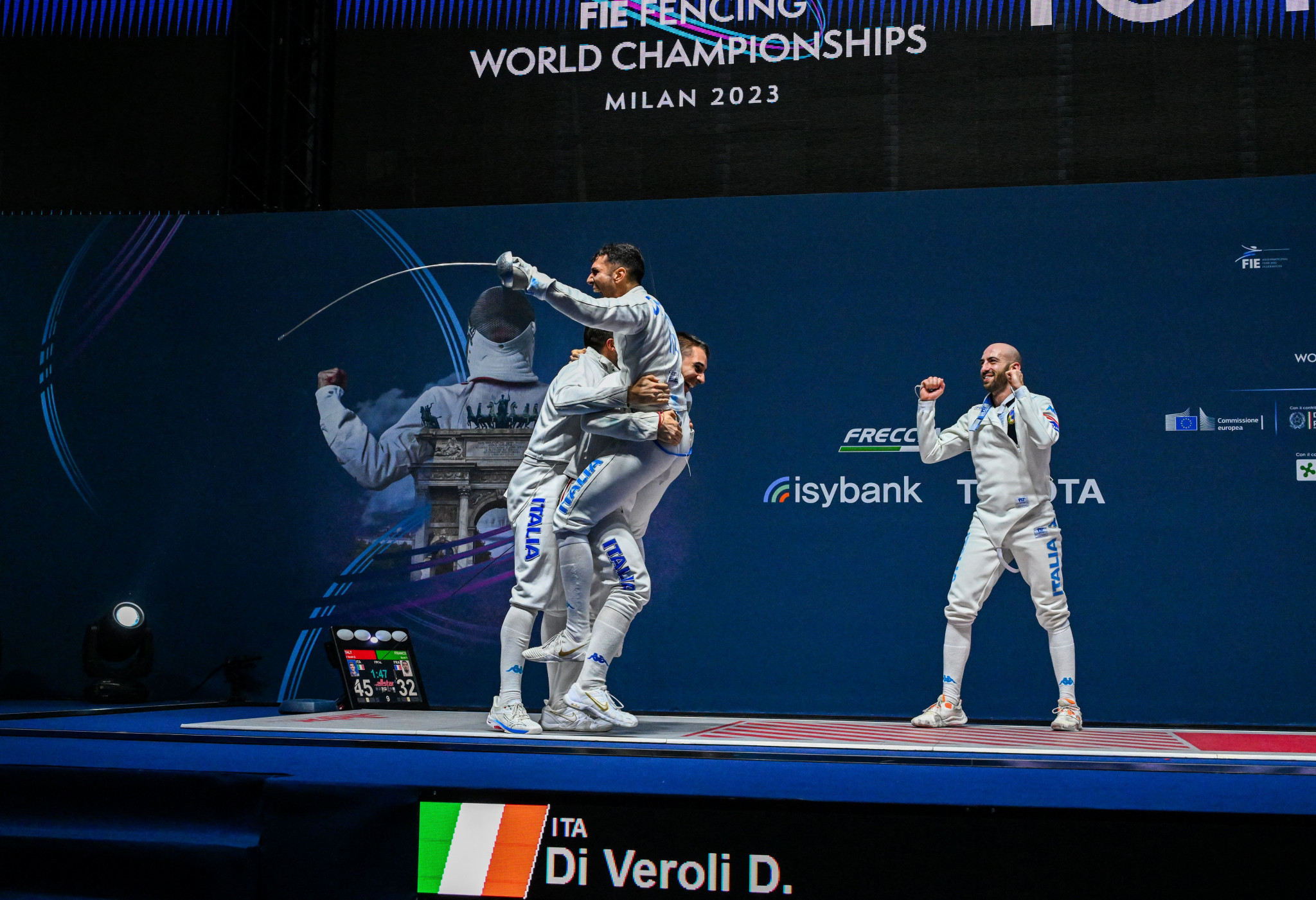 Italy took gold in the men's team épée ©Getty Images