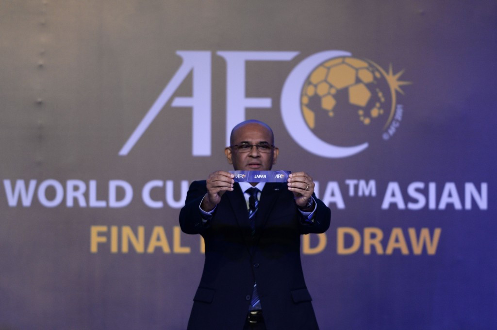 AFC General Secretary Dato Windsor John draws out Japan today