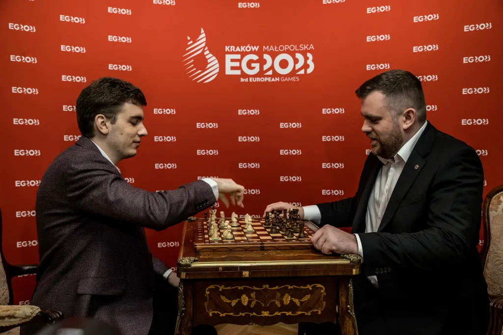 Chess featured during last month's European Games in Kraków ©FIDE