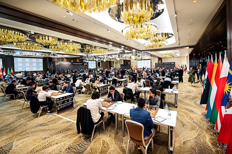 FIDE are satisfied with explanations from three players who did not arrive for the opening day of the FIDE World Cup in Baku ©FIDE