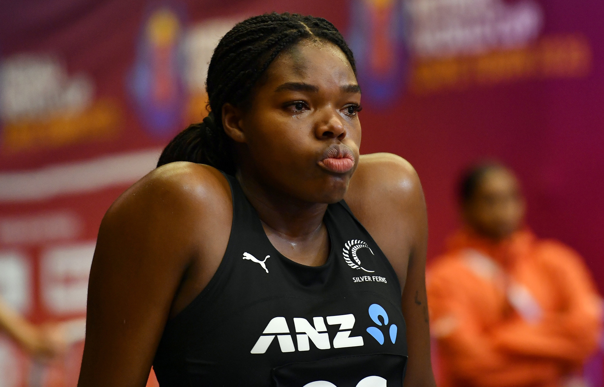 Grace Nweke was forced off the court with a knee injury that has ruled her out of the tournament ©Getty Images