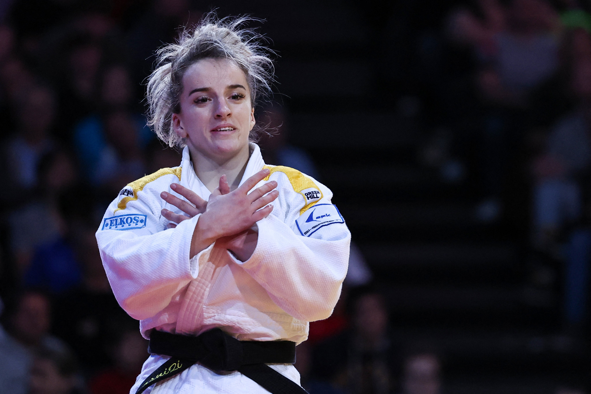 Kosovan Tokyo 2020 champion Distria Krasniqi is the one to beat in the under-52kg class ©Getty Images