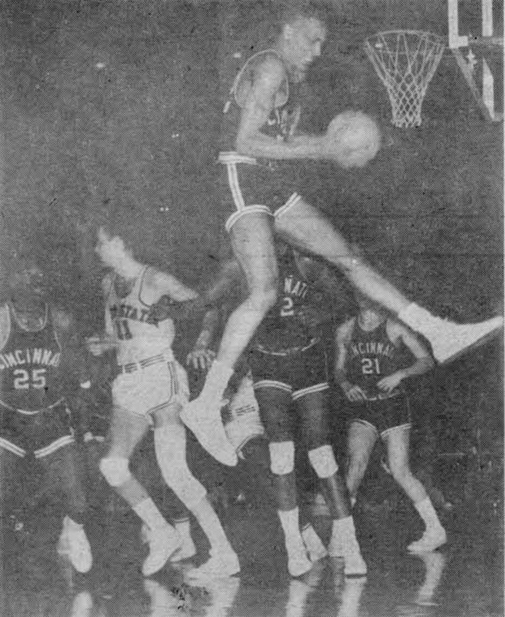 George Wilson was part of the Cincinnati Bearcats team that won the NCAA Division I men’s basketball tournament in 1962 ©Bearcats