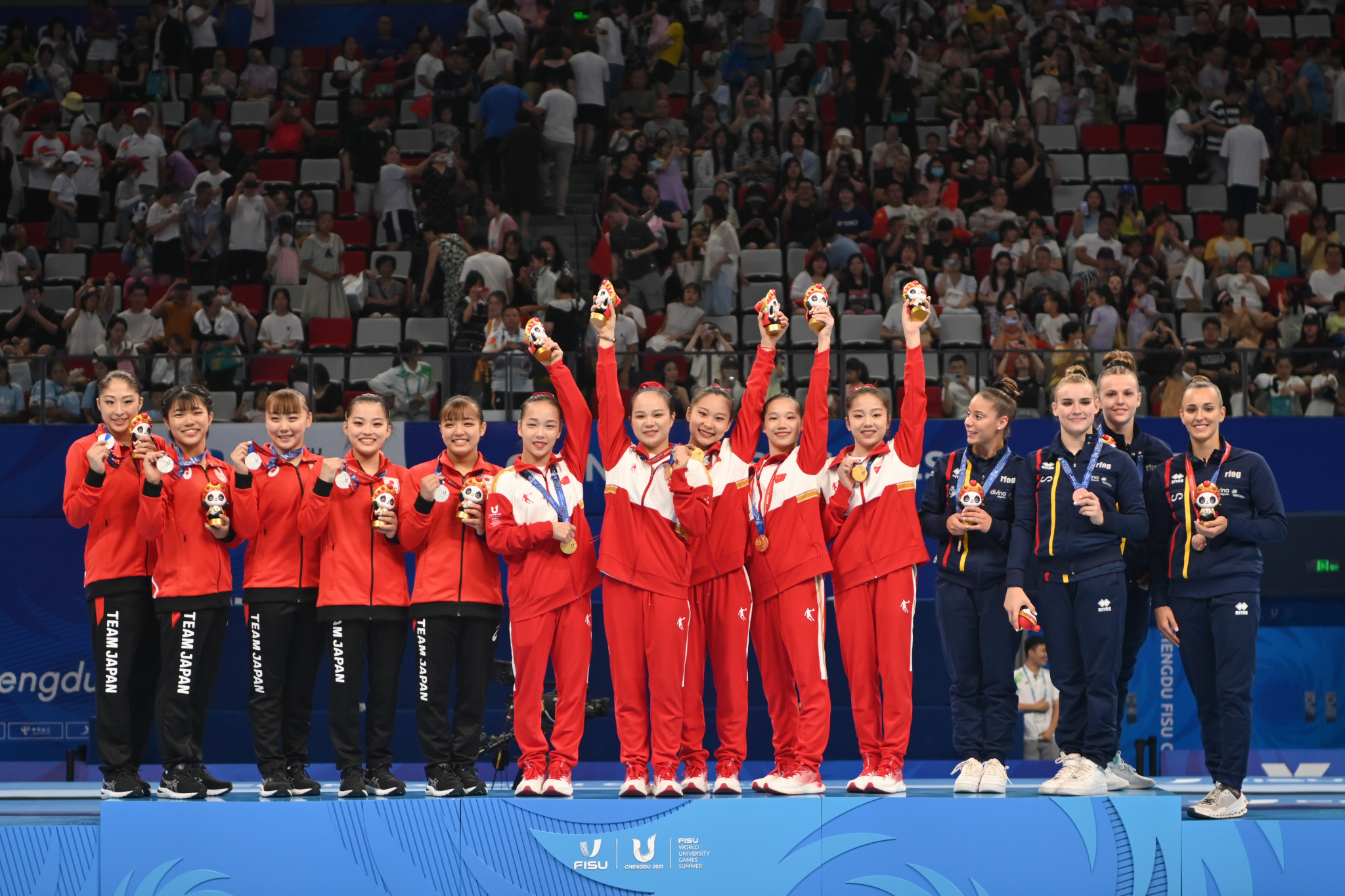 China also prevailed in the women's team artistic gymnastics final at the Dong'an Lake Sports Park Gymnasium ©Chengdu 2021