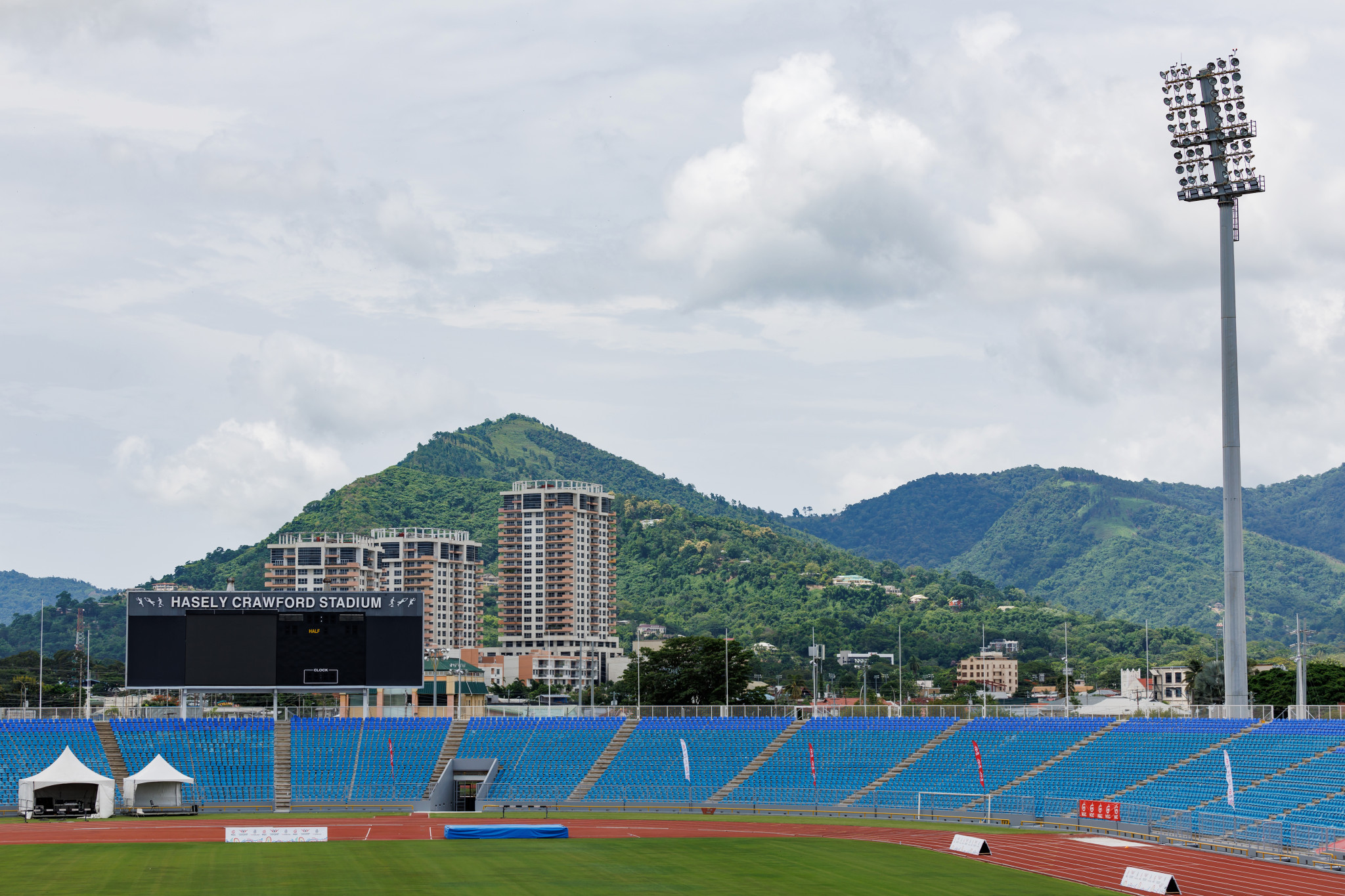 The Hasely Crawford Stadium in Port of Spain is set to host the Opening Ceremony as well as athletics and Para athletics at Trinbago 2023 ©Getty Images