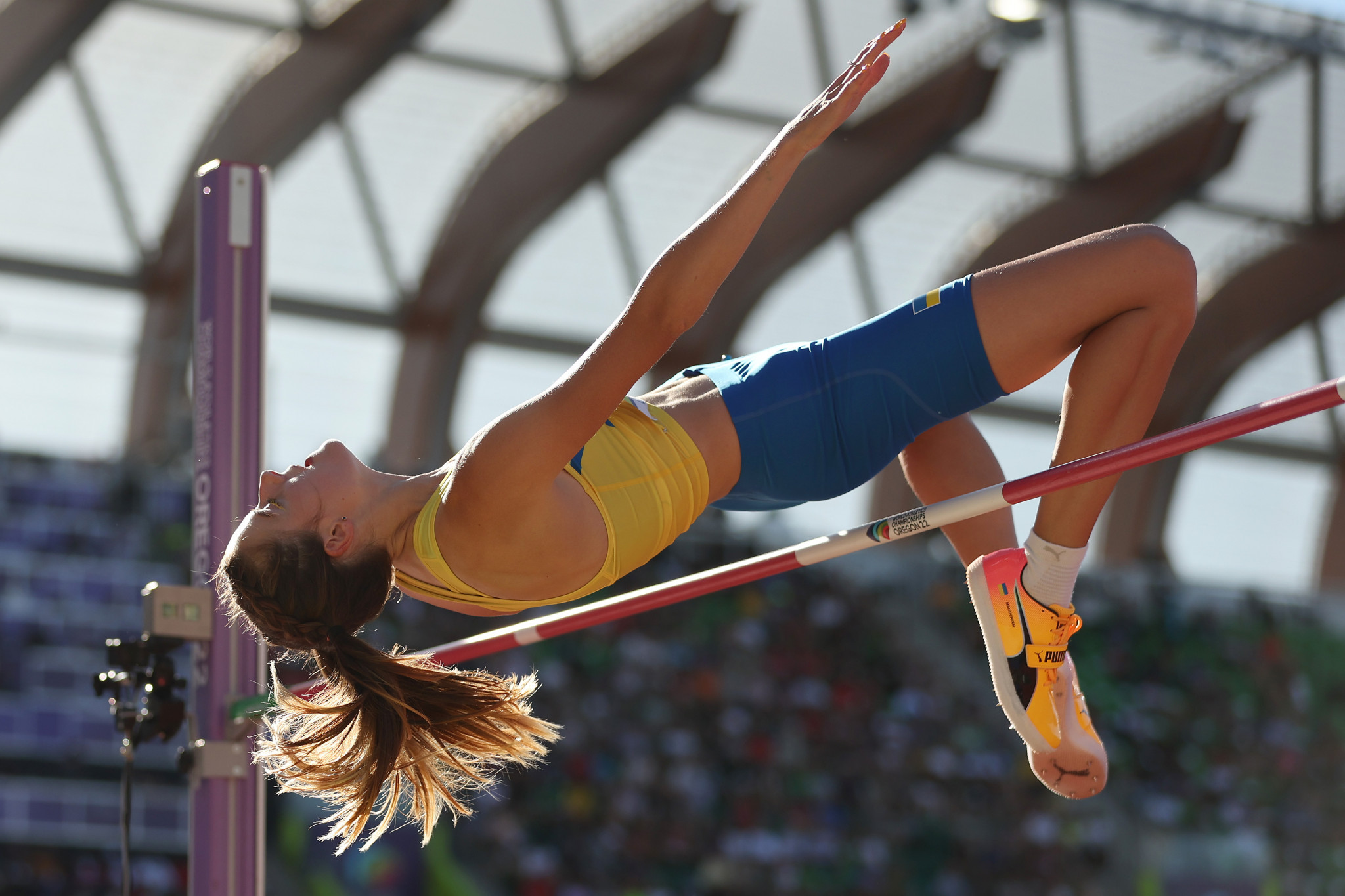 Ukraine won two medals at last year's World Athletics Championships, including silver for Yaroslava Mahuchikh in the women's high jump  ©Getty Images