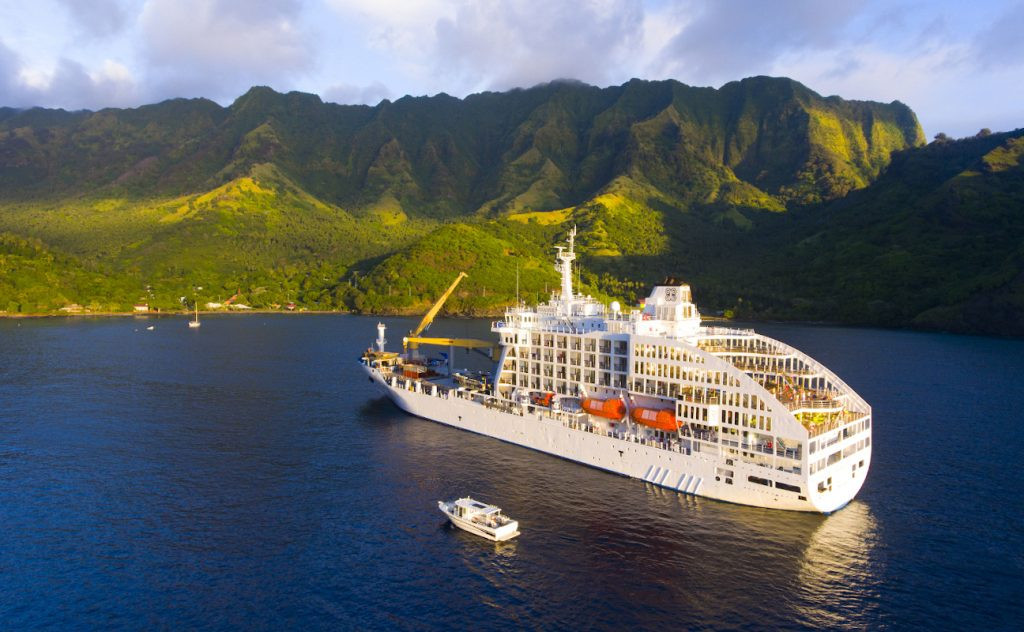Competitors taking part in the surfing competition in Tahiti at next year’s Olympic Games will be accommodated on the cruise ship Aranui ©Aranui