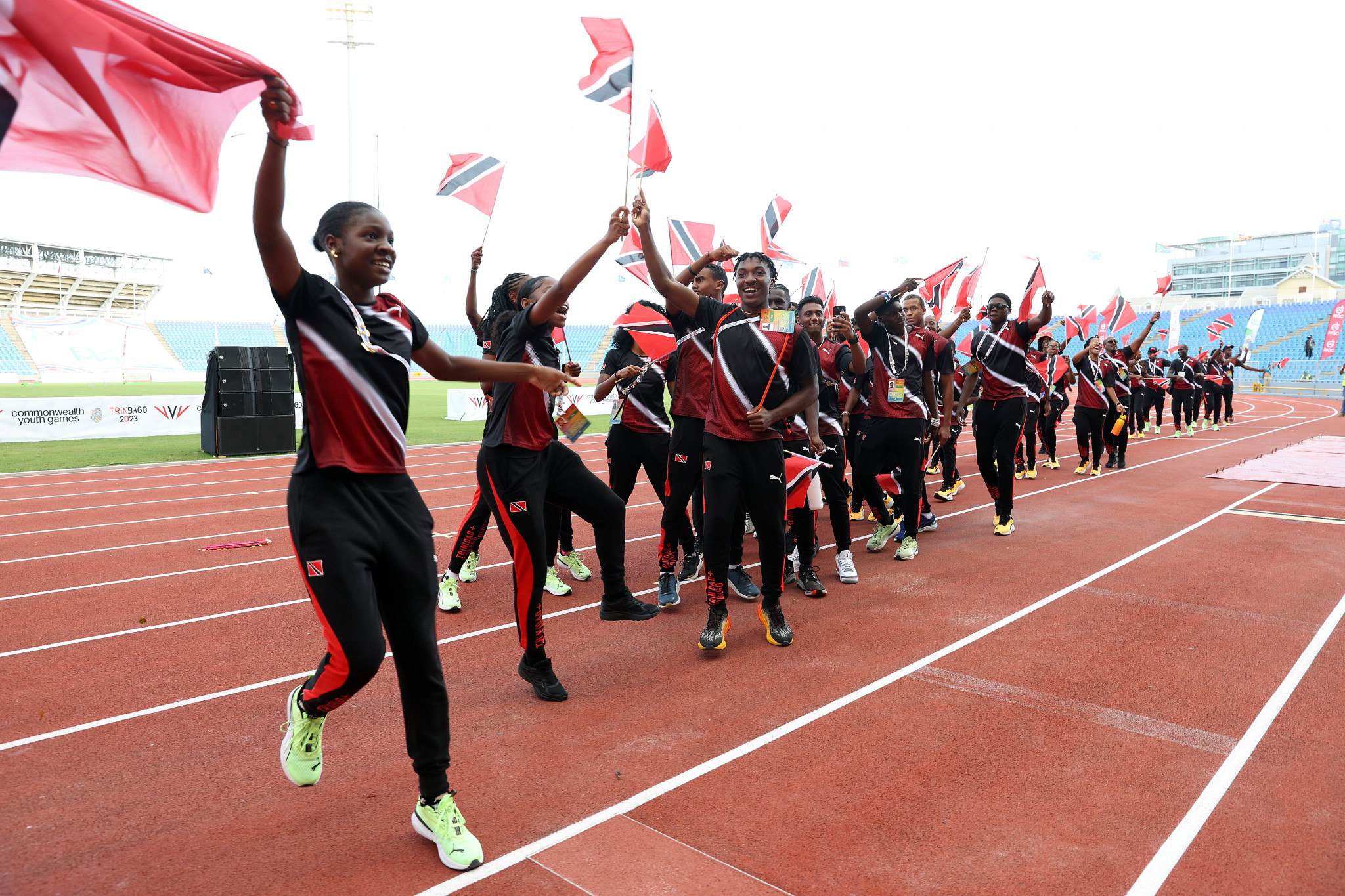 Trinidad and Tobago President Kangaloo opens Commonwealth Youth Games at carnival-themed Ceremony