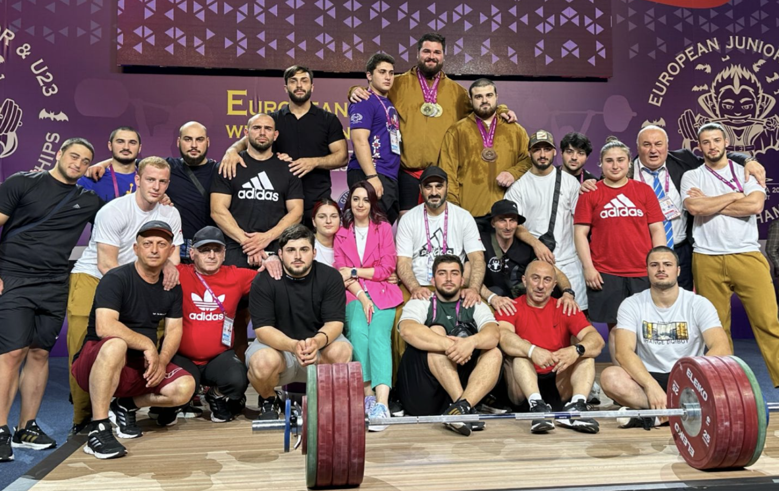 Weightlifting records for Ukraine's Konotop - and "a new chapter" for Georgia