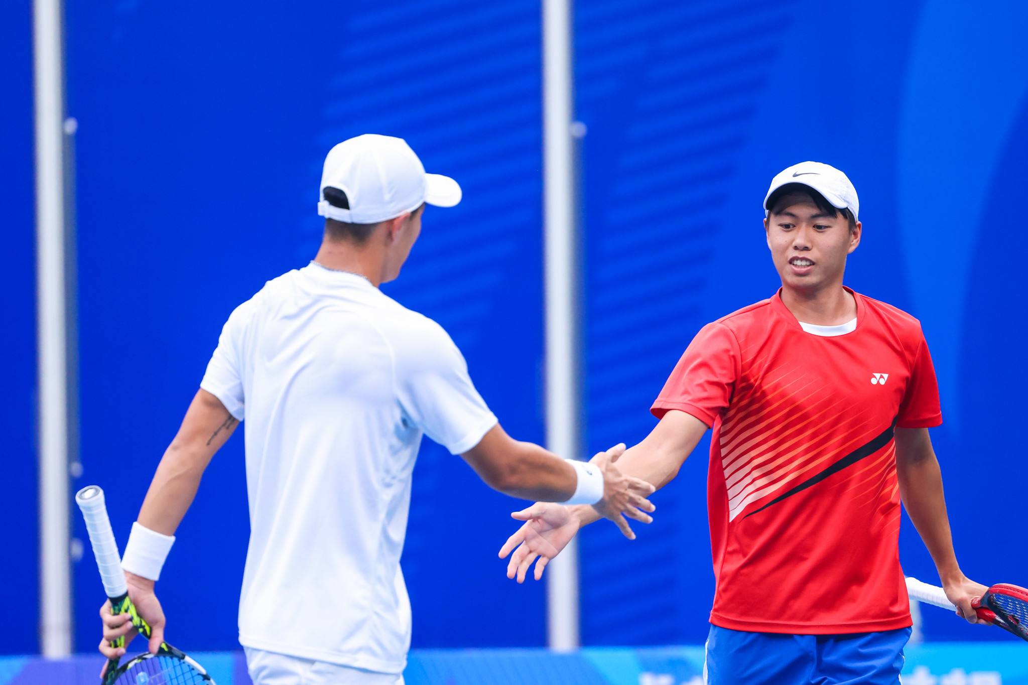 Chinese Taipei win men's doubles tennis title at Chengdu 2021 