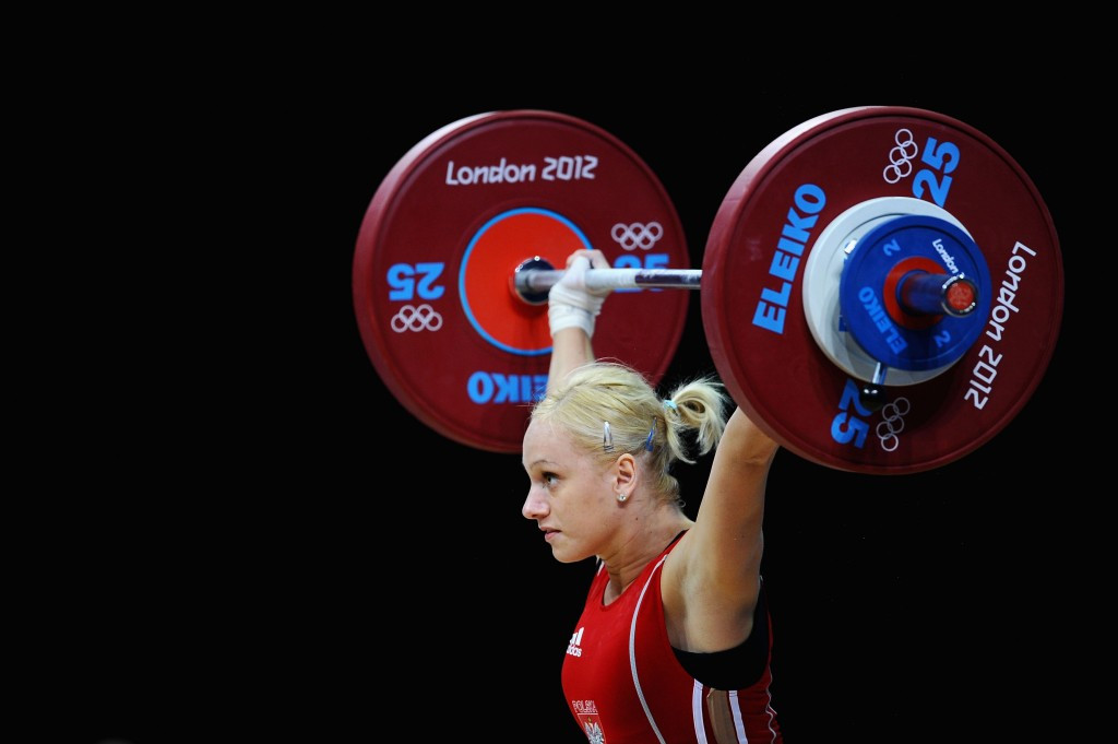  Joanna Lochowska, seen here at London 2012, was happy with her bronze medal