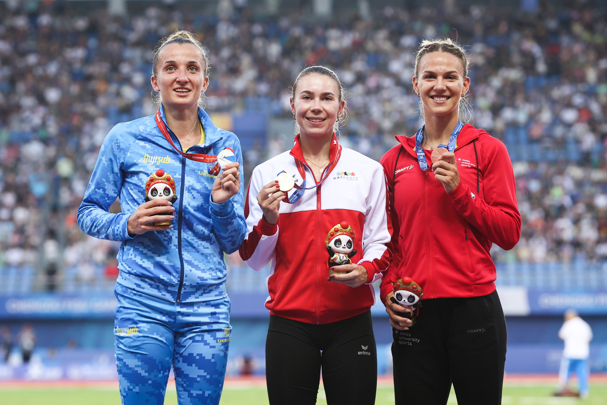 Isabel Cristina of Austria won the women's heptathlon gold medal ©Chengdu 2021