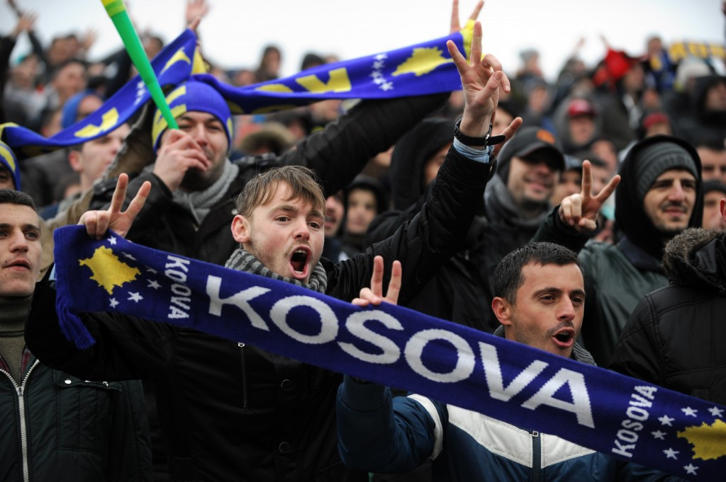 Kosovo are currently only able to play international football friendlies but their fans have shown plenty of passion ©Getty Images