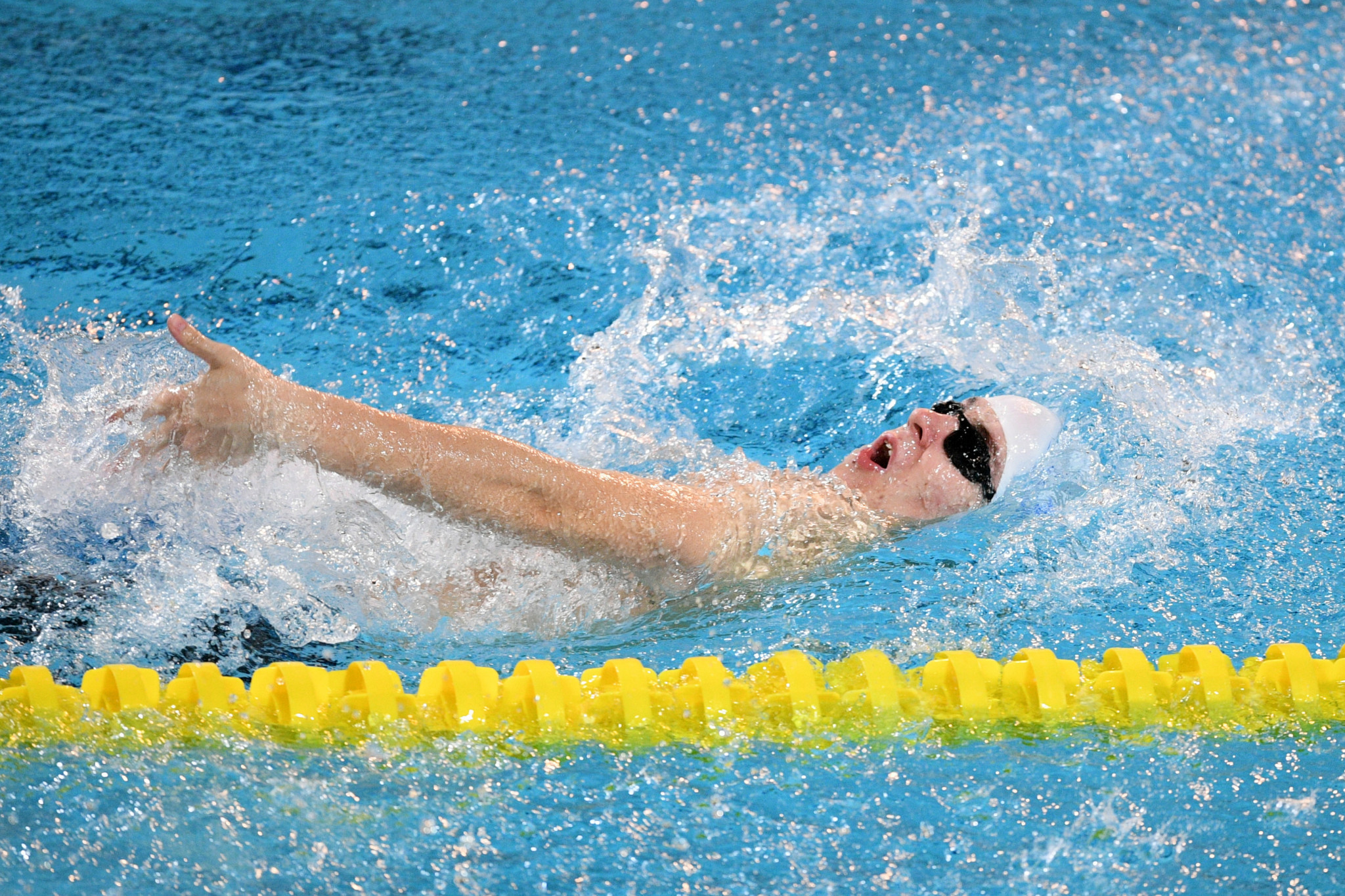 Mykhailo Serbin of Ukraine set a world record in the men's S11 100m backstroke ©Getty Images