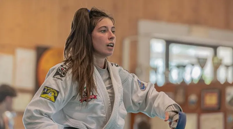 Antonella Farnè of Italytook up ju-jitsu 15 years ago and has set herselt the target of winning a gold medal at this year's World Combat Games  ©JJEU