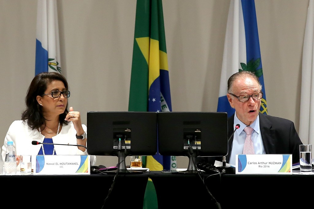 IOC Coordination Commission chair Nawal El Moutawakel and Rio 2016 head Carlos Nuzman spoke to open the meeting ©Getty Images